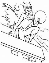 Coloring Pages Superhero Dc Batgirl Girl Super Girls Hero Bat Superheros Superheroes Color Printable Clipart Building Female High Getcolorings Woman sketch template