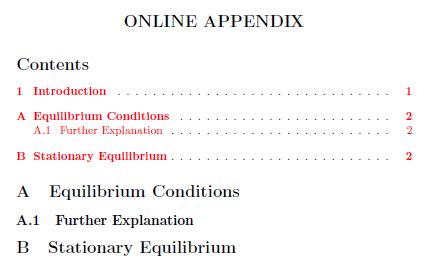 hyperref table  contents  appendix  article class tex latex