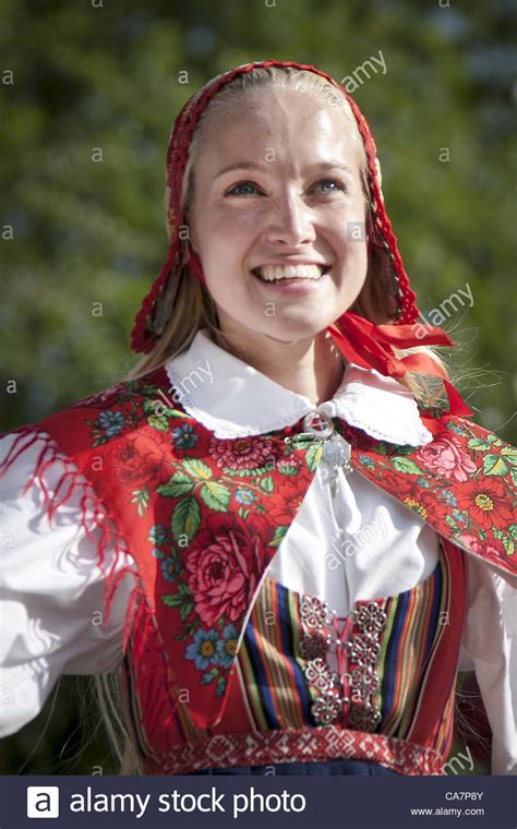 June 22 2012 Stockholm Stockholm Sweden A Swedish Youth Dress In