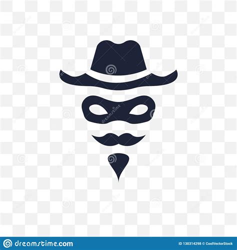 zorro face transparent icon zorro face symbol design  people