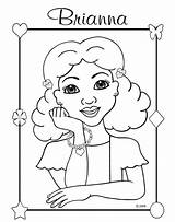 Brianna Pages Printable Coloring Template sketch template