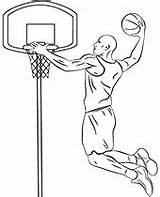 Basketball Coloring Dunk Pages Slam Printable Topcoloringpages Sheet sketch template