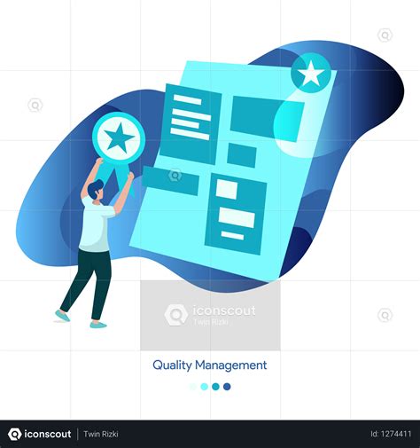 premium vector illustrations  quality management illustration