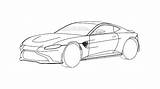 Aston Martin Vantage Drawings Patent Drawing Gen Next Possible Revealed Reveals Do Reveal These Show V12 Auto Editor Autoguide Filing sketch template