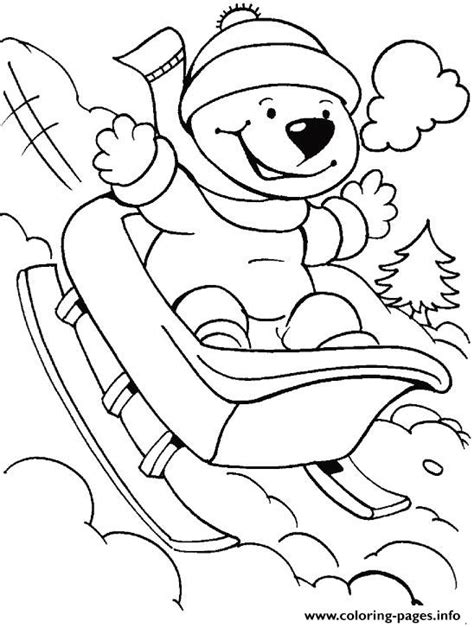 fun winter themed sef coloring page printable