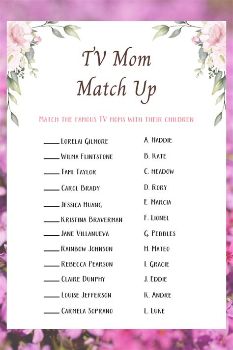 printable mothers day game bundle mothers day games  etsy mother