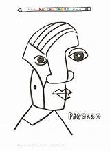 Picasso Portraits Doodle Downloading Agree Terms Note Please These sketch template