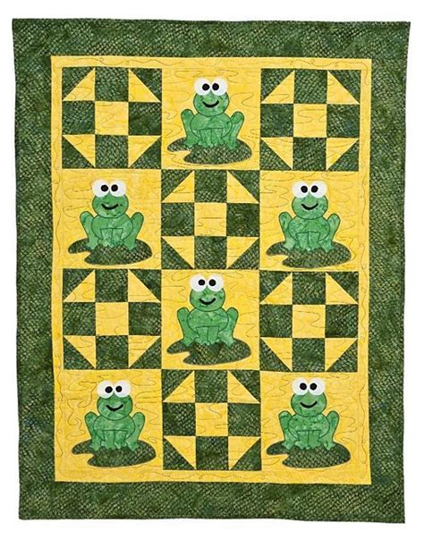 froggie baby frog quilt craftsy quilt blanket quilt patterns quilts