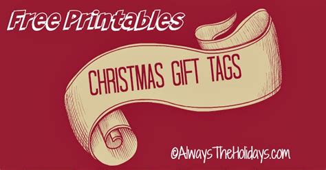 christmas labels print   christmas gift tags