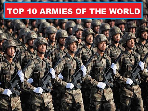 top  largest armies   world  complete list