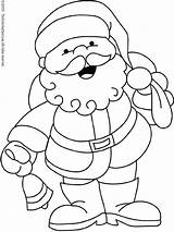 Santa Coloring Coming Town Claus Pages Getcolorings sketch template