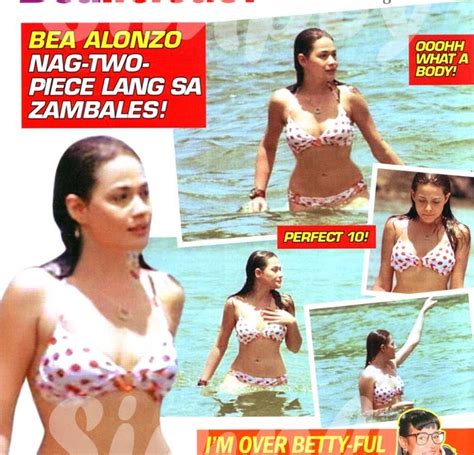 sexy filipina celebrities bea alonzo in two piece bikini