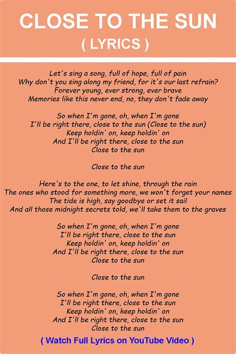 close   sun thefatrat anjulie lyrics lyrics closer