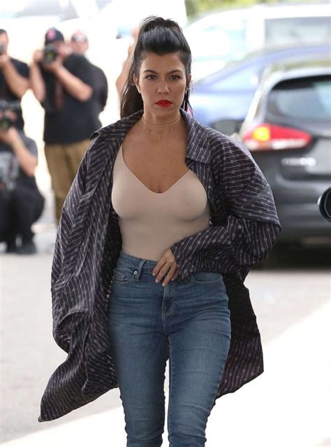 kourtney kardashian in jeans arrives at casa vega 11