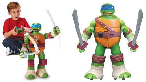 teenage mutant ninja turtles giant ninja rc leonardo   smyths toys