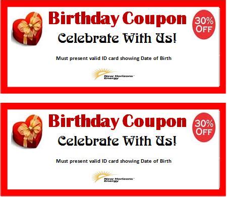 colorful birthday coupon template excel templates