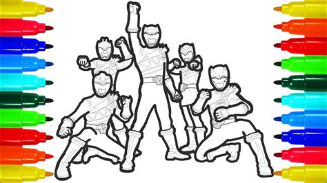 power rangers dino charge coloring pages colouring pages  kids