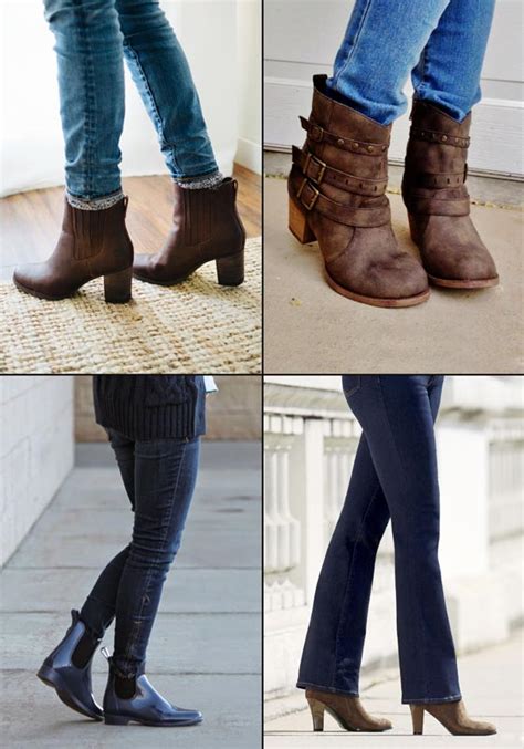 wear ankle boots  jeans skirts  dresses style wile