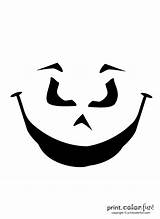 Carving Grin sketch template