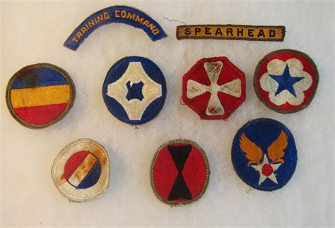 wwii army patches identification