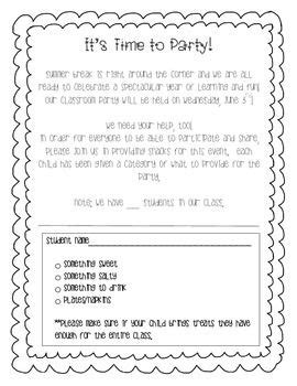 year parent party letter donation letter lettering teaching