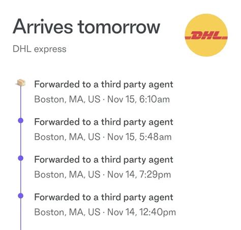 dhl forwarded    party agent  complete guide package corner
