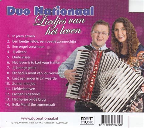 duo nationaal liedjes van het leven duo nationaal muziek bolcom