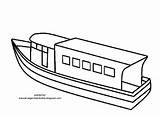 Kapal Mewarnai Pesiar Sketsa Tk Perahu Transportasi Alat Paud Laut Marimewarnai Karet Layar Template Kendaraan sketch template