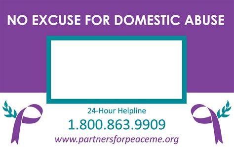 Domestic Violence Activism Month 2020 Partners For Peace