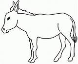 Donkey Pages Kids Coloring Printable Animal Colouring Preschoolcrafts sketch template