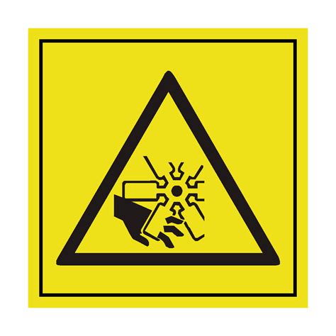 rotating fan blade iso label safety labelcouk