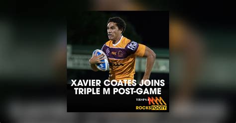 interview xavier coates opens   making  debut   broncos