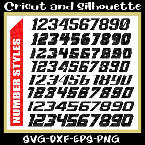 motocross number font style svg files racing plate etsy