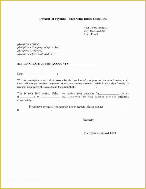 rent  letter  parents template  late payment notice template