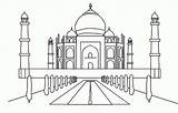 Mahal Taj Netart 7th Trending sketch template