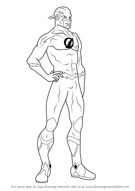 zoom flash coloring pages