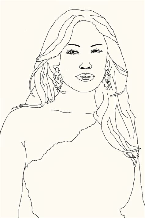 art attack celebrity coloring book page jennifer lopez