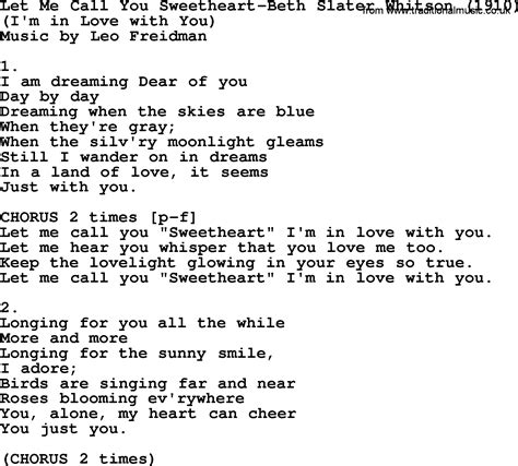 world war onewwera song lyrics    call  sweetheart beth slater whitson