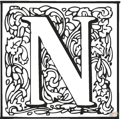 printable adult coloring pages letter