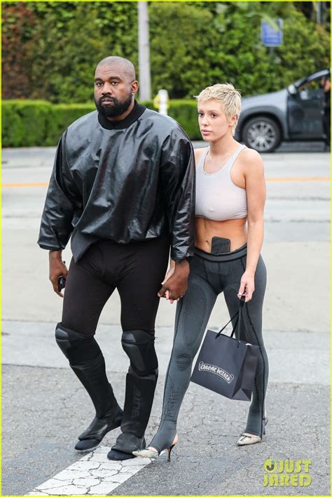 kanye west wife bianca censori wear athleisure outfits  dinner