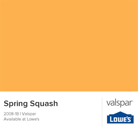 Color Chip Spring Squash Valspar Paint Colors Valspar Paint Color