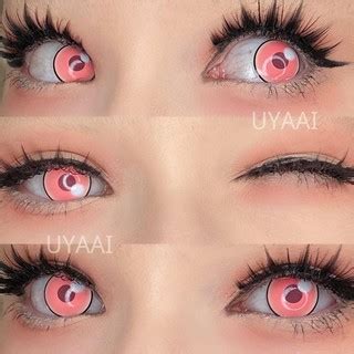 uyaaiofficial pcspairs yearly  colored contact lenses cosplay