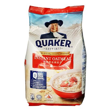 Quaker 1 35kg 1 Kg 325g Instant Oatmeal Oat Segera Shopee Malaysia