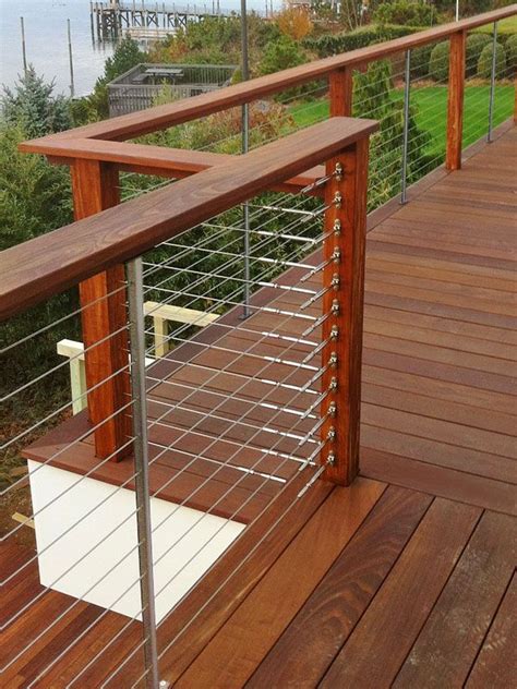 cable deck railing spacing code
