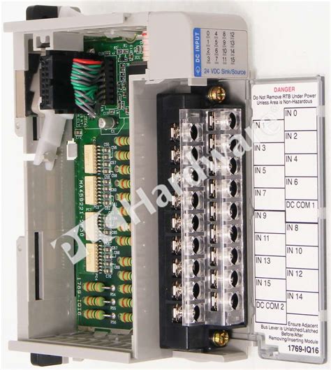 plc hardware allen bradley  iq compactlogix dc input module  point