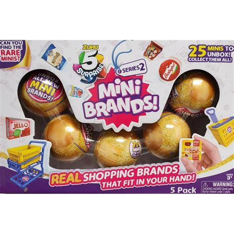 zuru toys surprise mini brands balls series   pack walmartcom