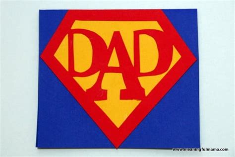 super dad card  printable