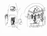 Monastery Frankching sketch template