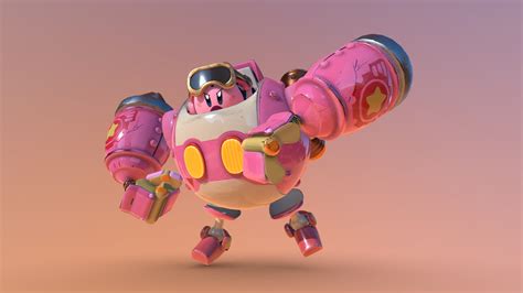 Kirby S Robobot From Planet Robobot Buy Royalty Free 3d Model By