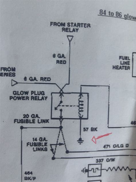 glow plug relay wiring easy  diesel forum thedieselstopcom